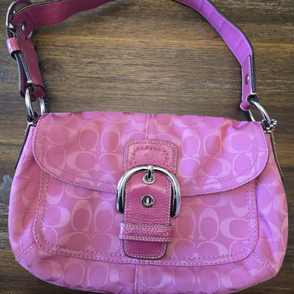 Coach Pink Shoulder Bag